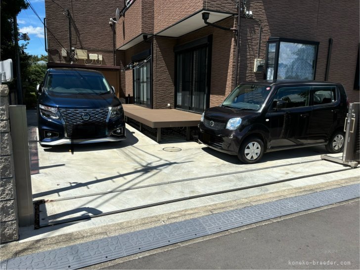 駐車場完備｜篠宮　美奈子(しのみや　みなこ)ブリーダー(東京都・ラグドール・CFA/CCJ登録)の紹介写真7